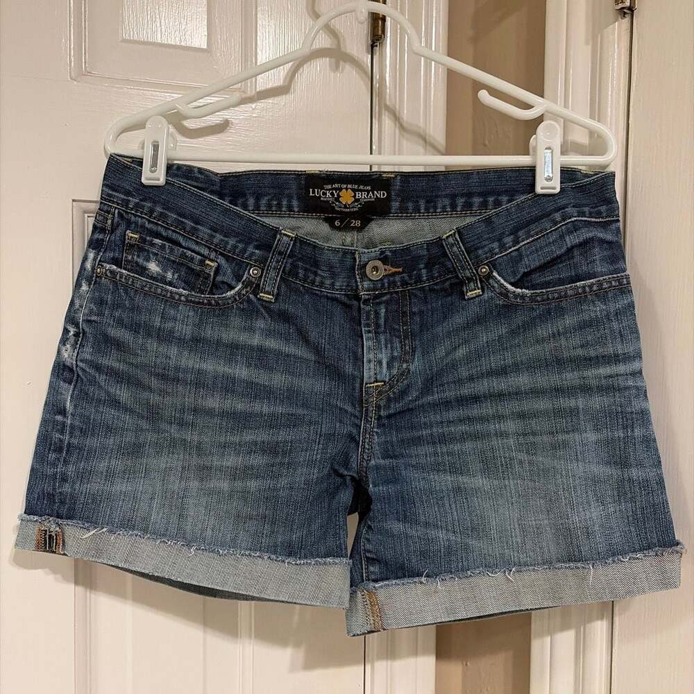 Lucky Brand Riley Cut Off Denim Shorts